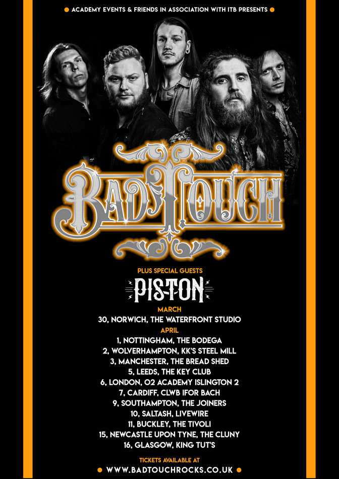 Bad Touch UK Spring Tour