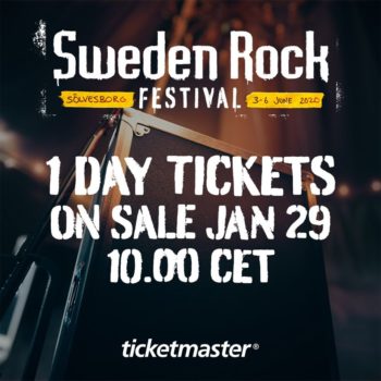 SWEDEN ROCK - Single Day On Sale/4 Day Sold Out (News)