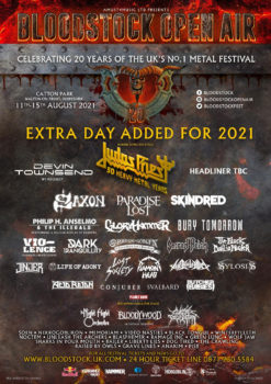 BLOODSTOCK Metal Festival Reschedule for 2021