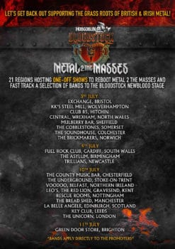 Bloodstock M2TM Dates And Venues!