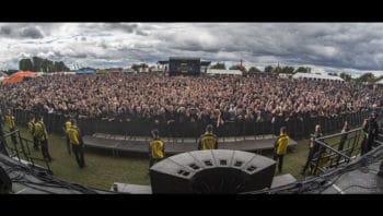 Bloodstock Crowd: From The Stage (photo by Amplified Gig Photography)