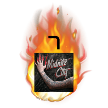 Midnite City Album Cover In Flames