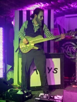 Ward XVI: Wolfie (Bassist) Onstage Bannerman's Bar Edinburgh