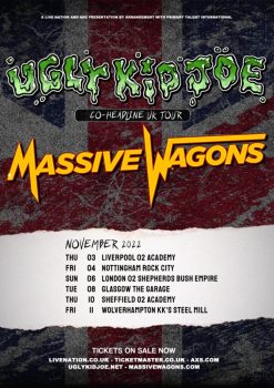 Ugly Kid Joe UK Co-Headline Tour November 2022