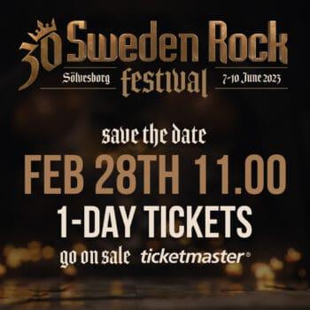 SWEDEN ROCK 2023 - 1-Day Tickets On Sale (News)