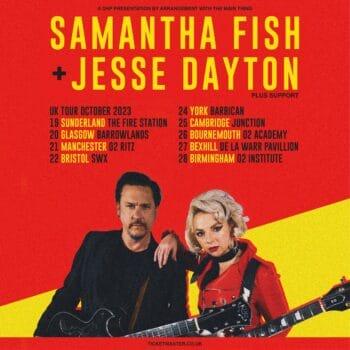 Samantha Fish & Jesse Dayton UK Tour October 2023