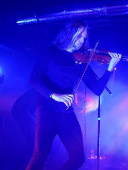 Ne Obliviscaris: Violinist Tim Charles: Live Onstage: Glasgow Slay