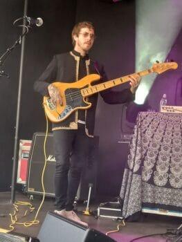 Blue Nation @ SOS Fest. Bassist Luke Looking Dapper And Cool