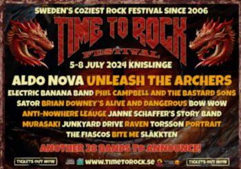 TIME TO ROCK - First bands 2024 (Festival News)
