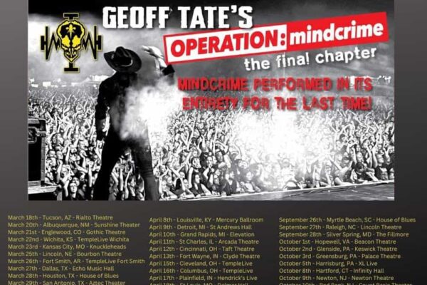 GEOFF TATE – Operation: Mindcrime – The Final Chapter – Louisville, KY 2025 (Concert Review)